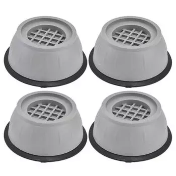 4 шт. Подушка для стиральной машины, противоударная, шумоподавляющая, предотвращает скольжение, подушка для ног стиральной машины