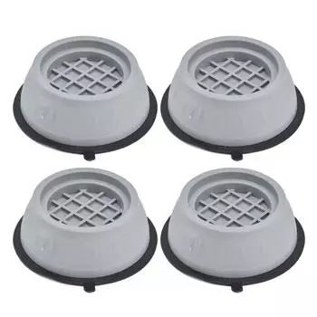 4 шт. Подушка для стиральной машины, противоударная, шумоподавляющая, предотвращает скольжение, подушка для ног стиральной машины