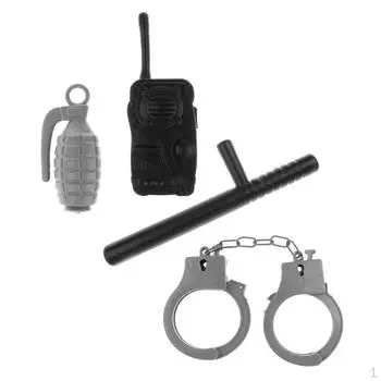 4 шт., полицейская игрушка-спонтон, детский шериф, офицер, карнавальный костюм, ролевая игра, ролевая игра, образовательная