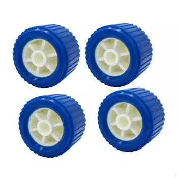 4 шт. полиуретановые ребристые качающиеся роликовые караваны, компоненты, прочные, практичные, простые в установке, направляющие для яхт