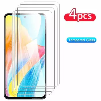 4 шт. полноэкранная защитная пленка из закаленного стекла для OPPO A17 A78 4G 5G A98 A58 A57 A57S A77 A77S Realme 8 8i 9 9i 10 11 4G Pro + 5G OPPO A98 5G чистый