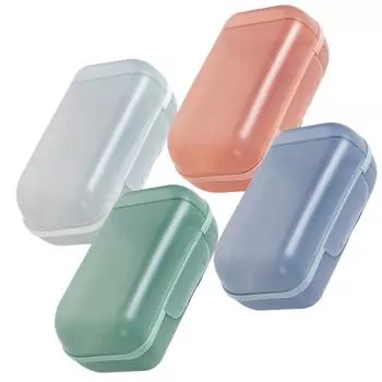 4 шт. Портативный держатель для коробок Легкий материал Крышка для блюда Аксессуары для ванной комнаты Дорожный контейнер для мыла Подставка для мыла для душа