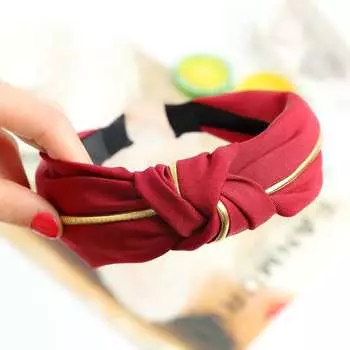 4 шт., повязка на голову с узлом из ткани, головной убор с широкими боковыми украшениями для волос, запрет