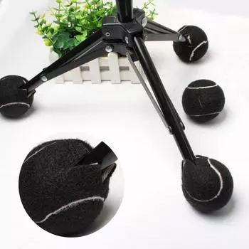 4 шт. предварительно нарезанных теннисных мячей Walker для ножек мебели, защита пола, универсальные войлочные накладки на ножки Walker, скользящие покрытия для пожилых людей 4pcs зелёный