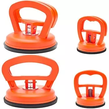 4 шт. присоски для удаления вмятин для автомобиля, комплект для удаления вмятин для стекла, зеркала, экрана, плитки, перемещение тяжелых предметов красный