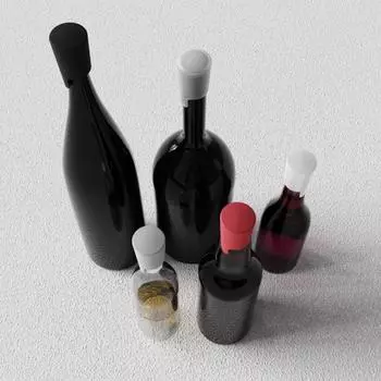 4 шт. пробки для вина, силиконовые пробки для бутылок вина, многоразовые герметичные уплотнители для бутылок для вина, пива, шампанского прозрачный