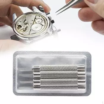 4 шт. пробойники для ремешков часов 0,7 мм, 0,8 мм, 0,9 мм и 1,0 мм, инструменты для снятия звеньев ремешка