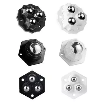 4 шт. прочные износостойкие мебельные колеса, сверхпрочные колеса, универсальные, вращающиеся на 360°, прочные самоклеящиеся мебельные ролики