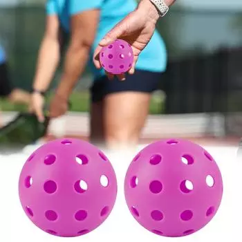 4 шт. прочных мячей для пиклбола с 40 отверстиями, высокоэластичные мячи для пиклбола для стандартных тренировок по спорту