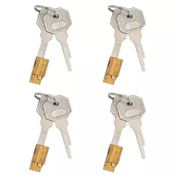 4 шт. прочных нержавеющих стальных блокираторов замочных скважин, портативный аксессуар для внутреннего дверного замка, ежедневное использование
