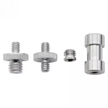 4 шт. прочный адаптер с наружной резьбой на внутреннюю резьбу 1/4 3/8 набор адаптеров с резьбой для штатива камеры и стойки освещения 4pc/set