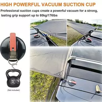 4 шт. прочный якорь с присоской, сильные присоски, многофункциональное крепление для автомобиля, якорь для багажа, кемпинговый брезент, аксессуар, инструмент Amagi