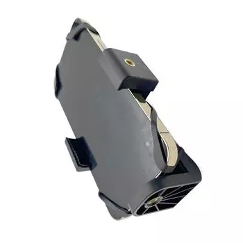 4 шт. противоскользящая резиновая лента для защиты от скольжения сменный силиконовый ремешок для держателя сотового телефона на велосипеде/мотоцикле/руле чёрный