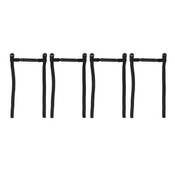 4 шт. противоскользящие ручки для рулонного бара для Wrangler YJ TJ JK JKU JL JLU Sports Sahara 1955-2024 черные