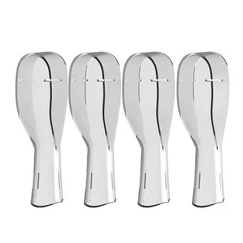 4 шт. прозрачный защитный чехол для электрической зубной щетки Oral B, сменная головка, гигиеническая пылезащитная защита для зубной щетки для путешествий