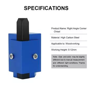 4 шт. прямоугольное угловое долото, квадратный дырокол «сделай сам», шарнир, углубление, угловое долбление по дереву, удаление заусенцев для 1 PC золотой