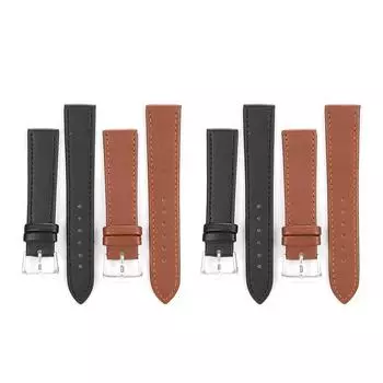 4 шт. PU кожаный универсальный ремешок с пряжкой для часов сменный ремешок для часов