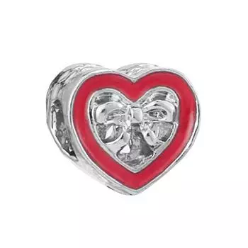 4 шт. распродажа, романтический стиль, эмалированные подвески в форме сердца, бусины, подходят оригинальные браслеты, ожерелья для женщин, подруга, изготовление ювелирных изделий 4pcs
