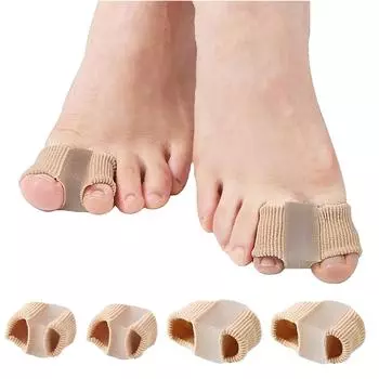 4 шт. разделителей пальцев ног – мягкие, удобные выпрямители пальцев ног при подошвенном фасциите, косточках и молоткообразных пальцах ног 4pcs