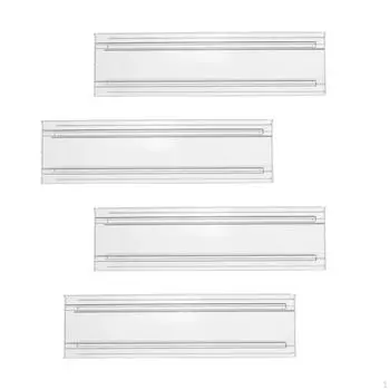 4 шт. Разделители для ящиков Органайзер Регулируемый прочный прозрачный разделитель для хранения