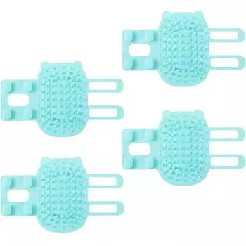 4 шт., регулируемая силиконовая щетка для домашних животных, артефакт против зуда, щетка для кошек