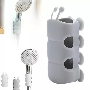 4 шт. Регулируемые держатели для душевой лейки, простая установка, универсальная передвижная присоска для душевой лейки в ванной