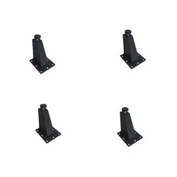 4 шт. регулируемые ножки для мебели из алюминиевого сплава, тумба под телевизор, диван-кровать, ножки для домашнего офиса, наклонная опора для ног