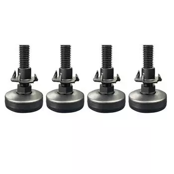 4 шт. регулируемые ножки, регулируемые выравниватели для мебели, сверхмощные выравниватели для ножек, винты с резьбовыми вставками для стола, шкафа, дивана 4Pcs