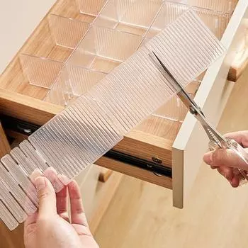 4 шт., регулируемый разделитель ящика, свободная комбинация, перегородка для хранения, полки для гардероба, разделитель для нижнего белья, хранения носков 4pcs