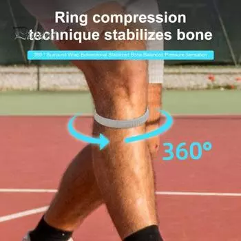 4 шт., ремень для поддержки сухожилия надколенника, силиконовый ремень для фиксации колена, для облегчения боли, нескользящий бандаж для фиксации коленной чашечки для бега, баскетбола, волейбола, походов A серый