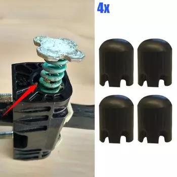 4 шт. Ремкомплект для ремонта автомобильного дверного ремня, стопорные демпфирующие зажимы из нейлона для Opel Astra H III 2004 2005 2006 2007 2008 2009 2010 - 2015