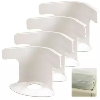 4 шт. ремни для захвата простыней в углу кровати, прочные ремни для матрасов для всех размеров простыней, нескользящие держатели простыней, надежные простыни S-(14cm)