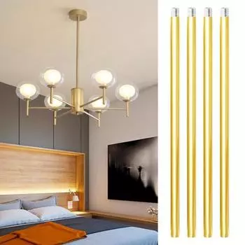 4 шт. резьбовые удлинительные стержни, устойчивые к коррозии, легко устанавливаемые удлинительные стержни, подвеска чёрный