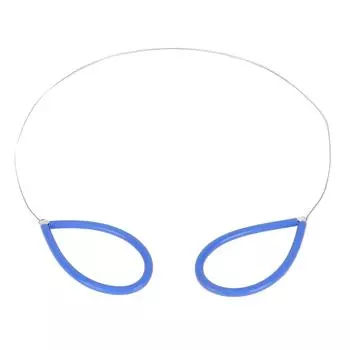 4 шт. резаки для глины, проволочные гибкие безопасные инструменты для резки из нержавеющей стали для художников по глине с черной ручкой синий