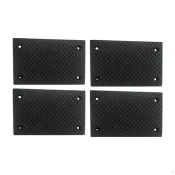 4 шт. резиновая накладка для напольного домкрата, автомобильный подъемник для грузовика, прорезные рычаги, накладки для транспортного средства