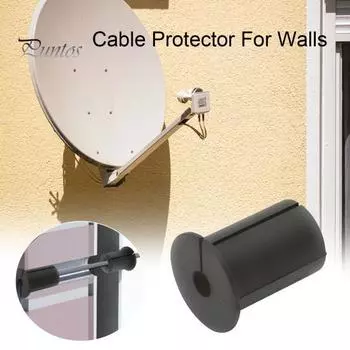 4 шт. резиновая защита кабеля для кабеля Starlink, 1-дюймовое уплотнение настенного отверстия, прокладка кабеля, сквозные втулки, втулка для кабеля Ethernet, защитная крышка чёрный