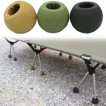 4 шт. резиновые накладки на ножки стульев Moon Chair, противоскользящие накладки на ножки стульев, сменные накладки на ножки стульев для кемпинга Moon Chair хаки