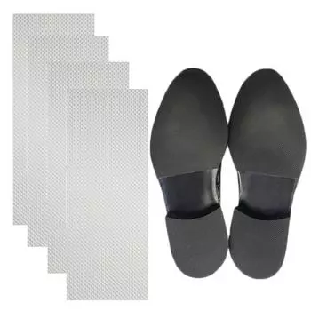 4 шт. резиновые подошвы для ремонта заплатки противоскользящие подошвы защитные стельки для всей подошвы листы для подошвы носимые накладки 4pcs белый