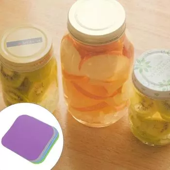 4 шт. резиновый коврик для открывания бутылок цветные инструменты квадратные подставки открывалка захваты для банок набор столовых приборов мужской брелок