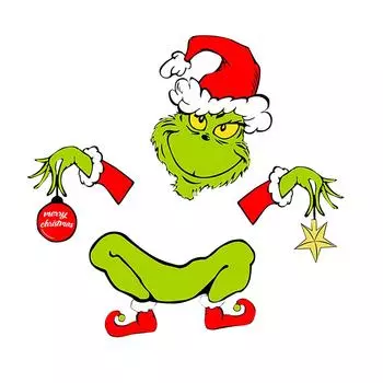 4 шт. Рождественские украшения для елки - Забавный вор украл верхушку, голову, руки и ноги для праздничного рождественского домашнего украшения для вечеринки One Size