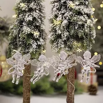 4 шт. Рождественский ангел подвеска Рождественский декор 4PCS