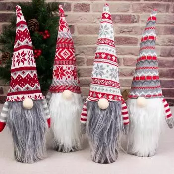 4 шт. рождественский чехол для бутылки вина безликая кукла держатель для бутылки вина веселые рождественские украшения для дома рождественские подарки Navidad