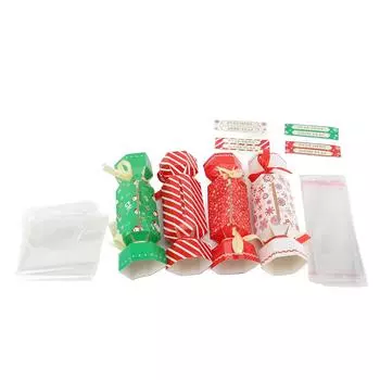 4 шт. Рождественский сюрприз-сумочка для денег своими руками, изысканная коробка для конфет-сюрпризов на день рождения