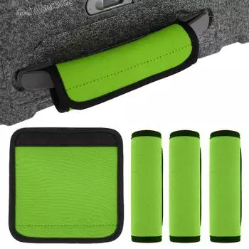 4 шт., ручка для багажа, ручка для идентификатора, ручка для коляски, защитный чехол Black (4Pcs)