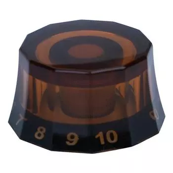 4 шт. ручки для гитарных колокольчиков в стиле абажура для LP гитарных аксессуаров (Светло-коричневый)