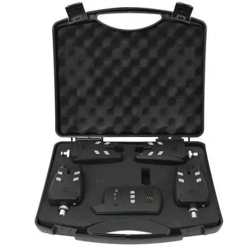 4 шт. Рыболовная сигнализация и; 1 шт. Индикатор приемника Звук и; Светодиодная сигнализация Аксессуары для рыболовного снаряжения