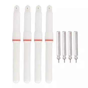 4 шт. рыболовные светящиеся палочки ABS светодиодные поплавковые удилища светящиеся палочки с батареей для темной ночи