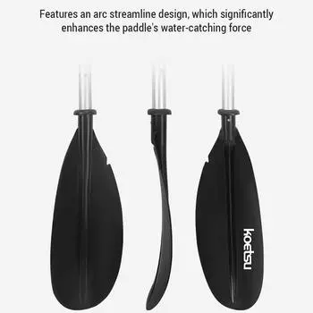 4 шт. съемные регулируемые весла для каяка, весло с валом из алюминиевого сплава, весло с двойной головкой синий