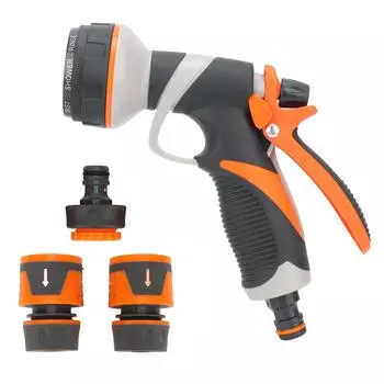 4 шт. садовый шланговый распылитель высокого давления водяной пистолет с адаптером G1/2 для растений овощей