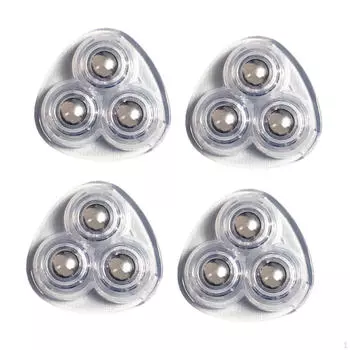 4 шт. Самоклеящиеся роликовые колеса, степень вращения, поворотный роликовый шкив, роликовые ролики для швабры чистый